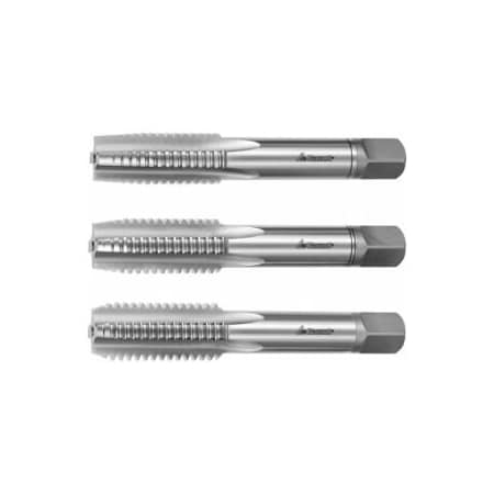 Garant Hand Tap Set for Whitworth Pipe Thread, BSW Standard, 3 Pc, HSS, 1in-8 130670 W1